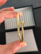 [Clover Jewelry]JUSTE BRACELET 3.5MM DIAMANTEN