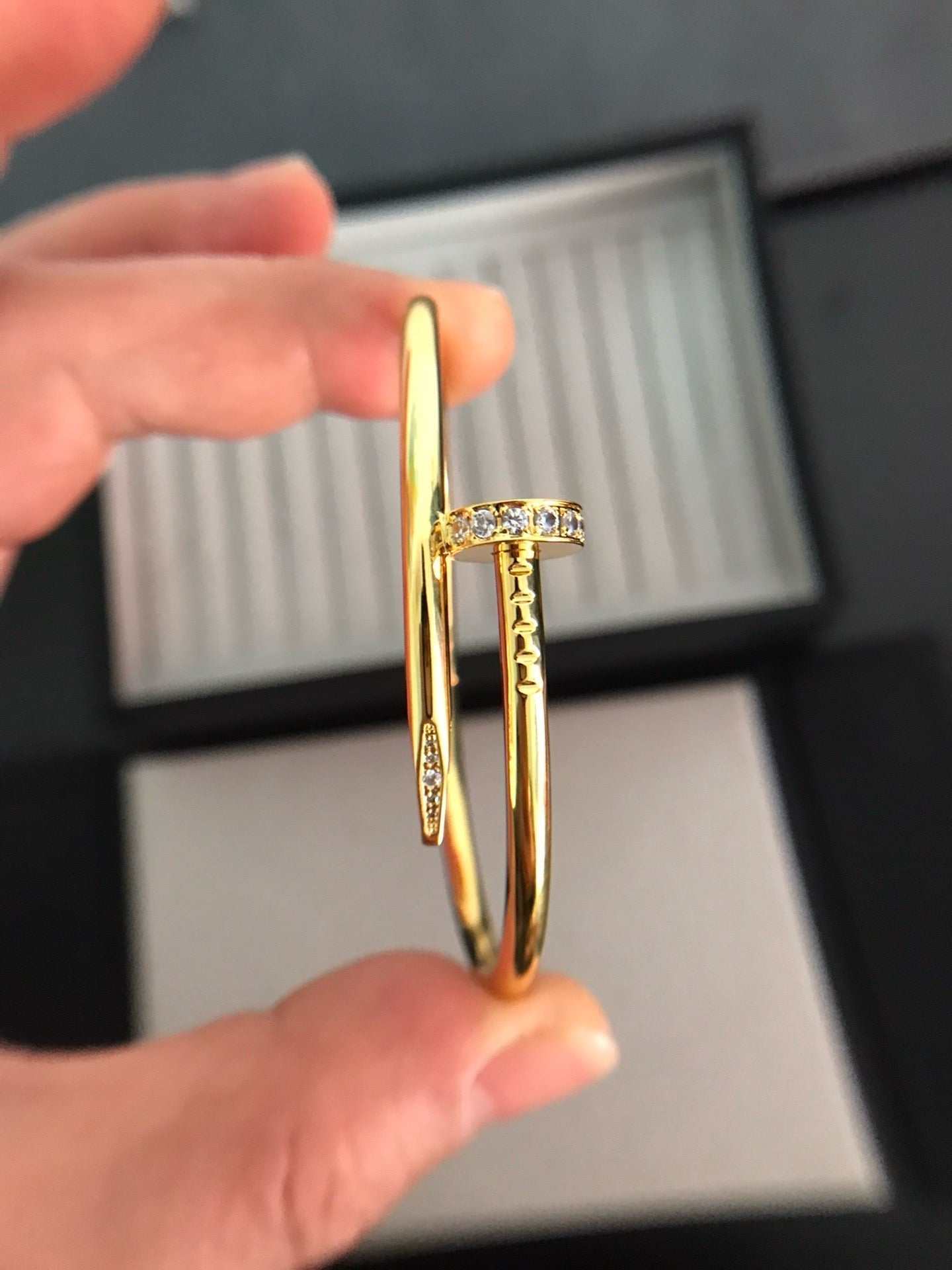 [Clover Jewelry]JUSTE BRACELET 3.5MM DIAMANTEN