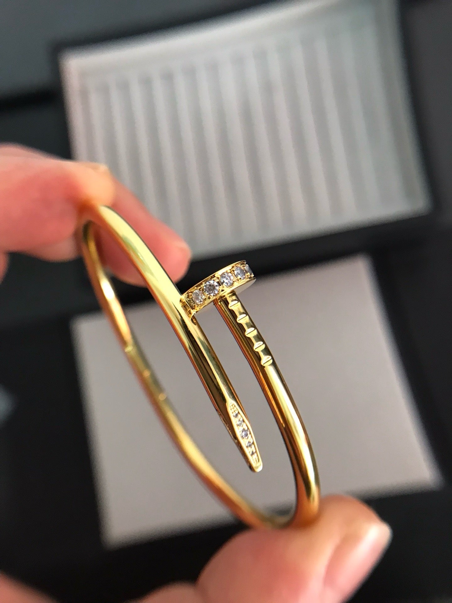 [Clover Jewelry]JUSTE BRACELET 3.5MM DIAMANTEN