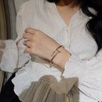 [Clover Jewelry]JUSTE BRACELET 3.5MM DIAMANTEN