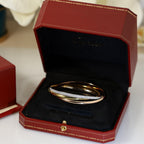 [Clover Jewelry]TRINITY DREIFARBIGES GOLD DREI-RING-ARMBAND