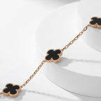 [Clover Jewelry]CLOVERS THE 10-MOTIFS ONYX NECKLACE