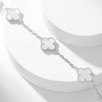 [Clover Jewelry]CLOVERS THE 10-MOTIFS WHITE MOTHER OF PEARL NECKLACE