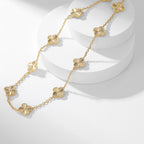 [Clover Jewelry]CLOVERS THE 10-MOTIFS LASER NECKLACE