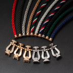 [Clover Jewelry]FORCE LARGE HORSESHOE FULL DIAMOND BRACELET GOLD