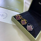 [Clover Jewelry]クローバー　パープルバイオレットリング