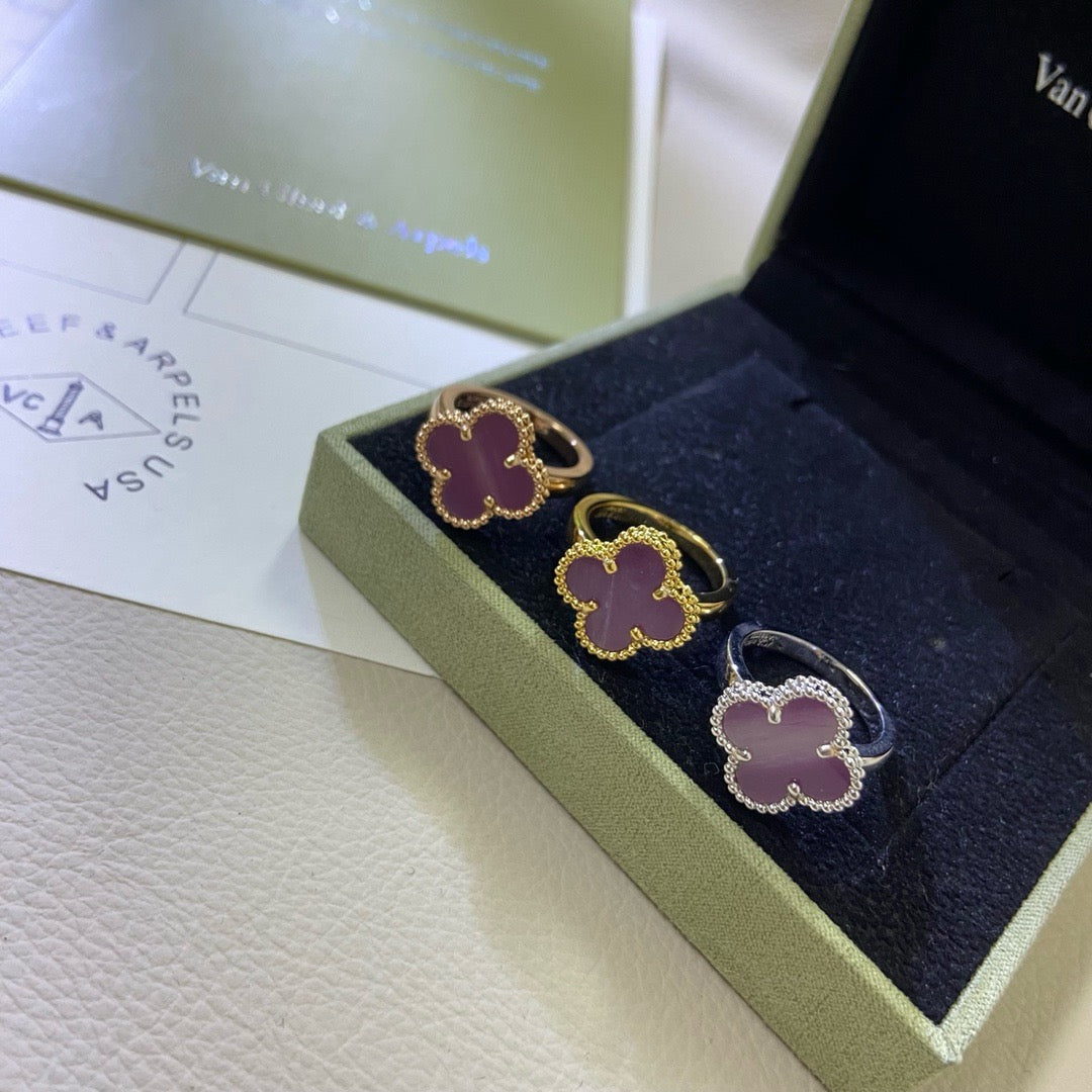 [Clover Jewelry]CLOVER  PURPLE VIOLET RING