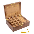 MASSIVHOLZ RETRO SCHLOSS SCHMUCKKASTEN AUFBEWAHRUNGSBOX
