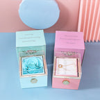 KREATIVE DREHBARE KONSERVIERTE ROSEN SCHMUCKGESCHENKBOX (OHNE LOGO)
