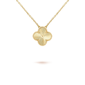 [Clover Jewelry]クローバー 15MM レーザーネックレス