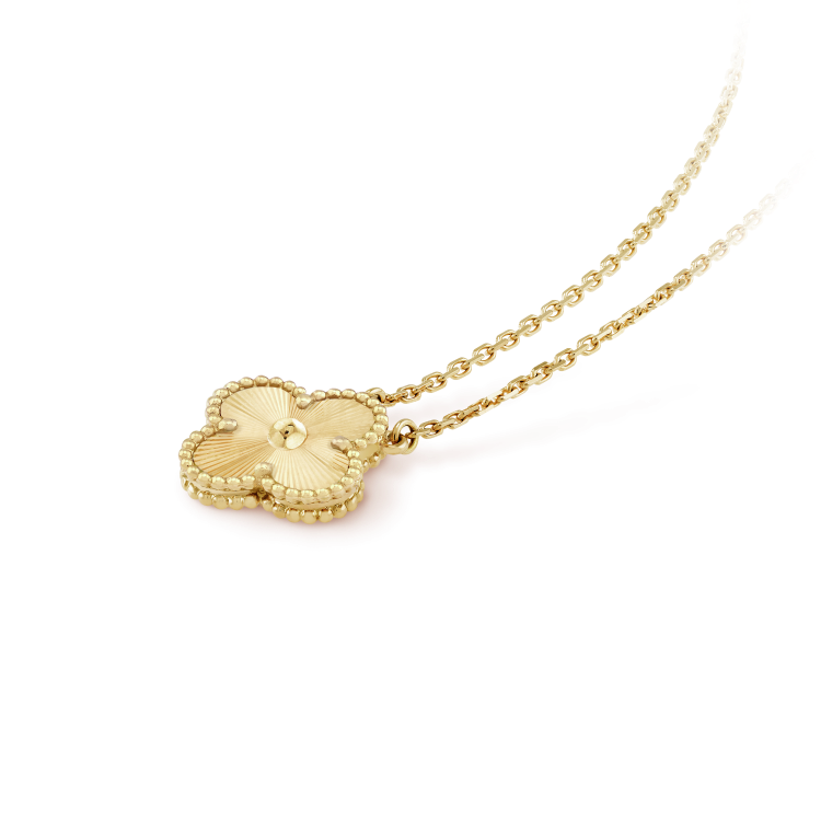 [Clover Jewelry]CLOVER 15MM LASER NECKLACE