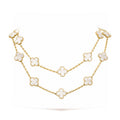 [Clover Jewelry]CLOVER 20 MOTIFS WHITE MOP NECKLACE