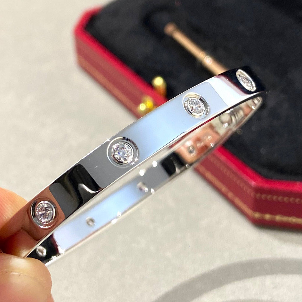 [Clover Jewelry]LOVE BRACELET 6.1MM 10 DIAMONDS
