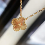 [Clover Jewelry]クローバー 15MM レーザーネックレス