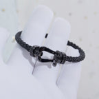 [Clover Jewelry]FORCE LARGE SERIES HORSESHOE BLACK SAMURAI BRACELET