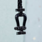 [Clover Jewelry]FORCE LARGE SERIES HORSESHOE BLACK SAMURAI BRACELET