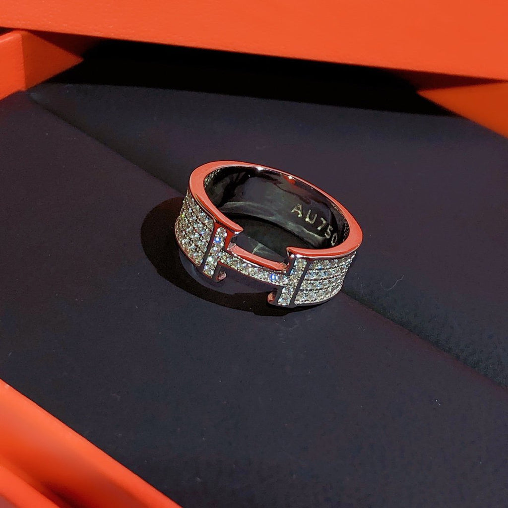 [Clover Jewelry]H RING FULL DIAMOND