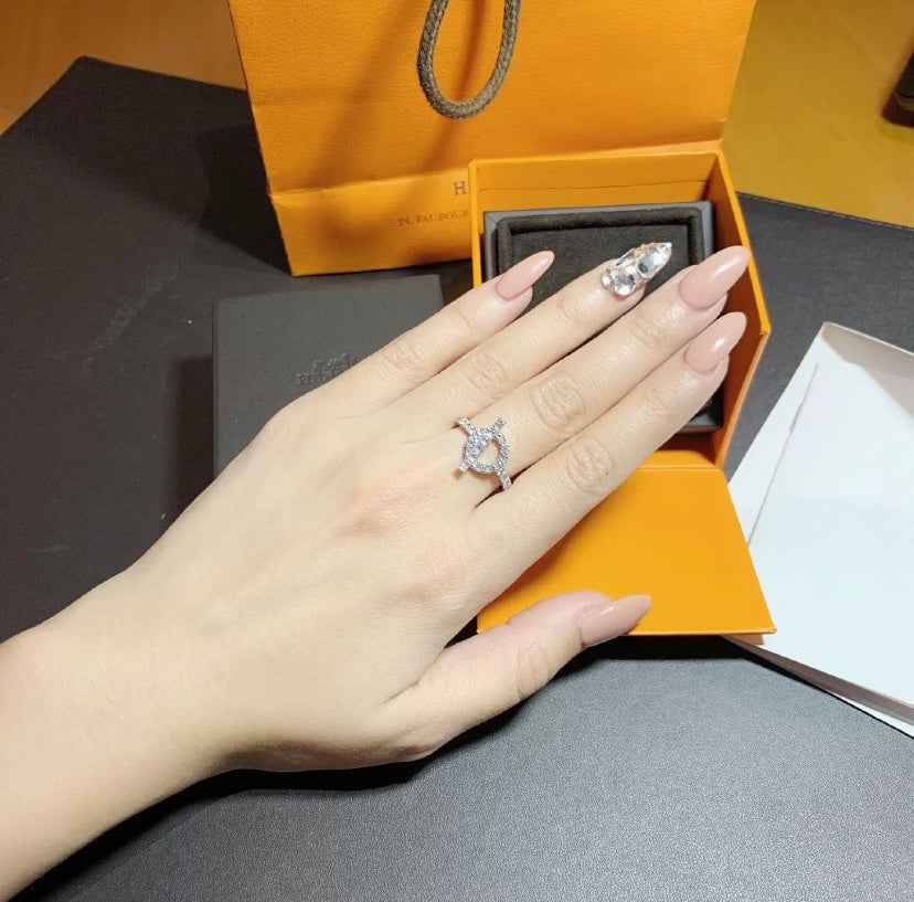 [Clover Jewelry]ECHAPPEE RING SILVER DIAMOND