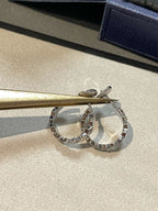 [Clover Jewelry]Hollow Design Four-Leaf Clover Flower Shape Ring