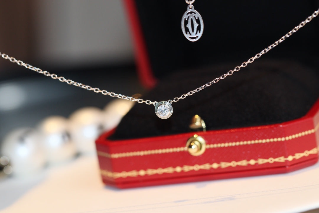 [Clover Jewelry]DAMOUR DIAMOND NECKLACE