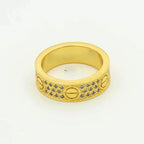 [Clover Jewelry]LIEBESRING 5.5MM DIAMANTEN BESETZT