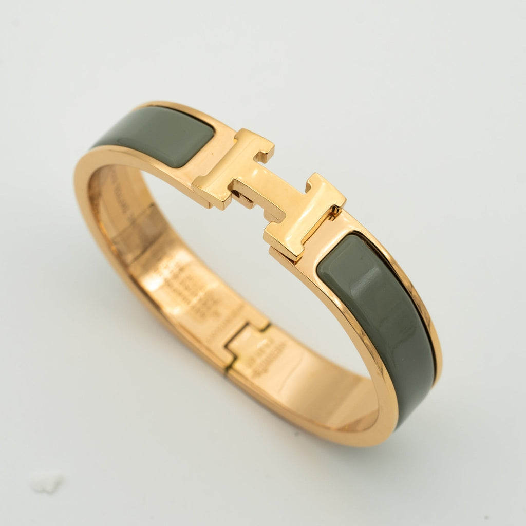 [Clover Jewelry]H ARMBAND BLAU GRÜN 12MM