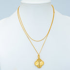 [Clover Jewelry]KLEEBRE-HALSKE 25MM ANHÄNGER GOLD