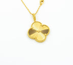 [Clover Jewelry]KLEEBRE-HALSKE 25MM ANHÄNGER GOLD