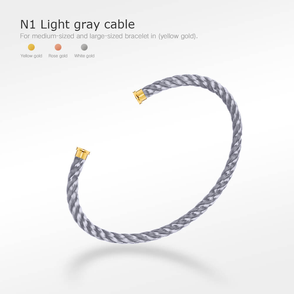 [Clover Jewelry]FORCE SERIES BRACELET CABLES 50 CHOICES (DIY SELECTION)