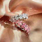 [Clover Jewelry]クッションカットテニスリング