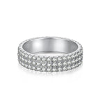 [Clover Jewelry]ラウンドカット テニスリング