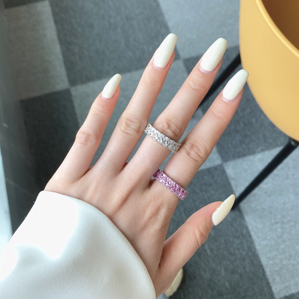 [Clover Jewelry]煌めくフルハートリング