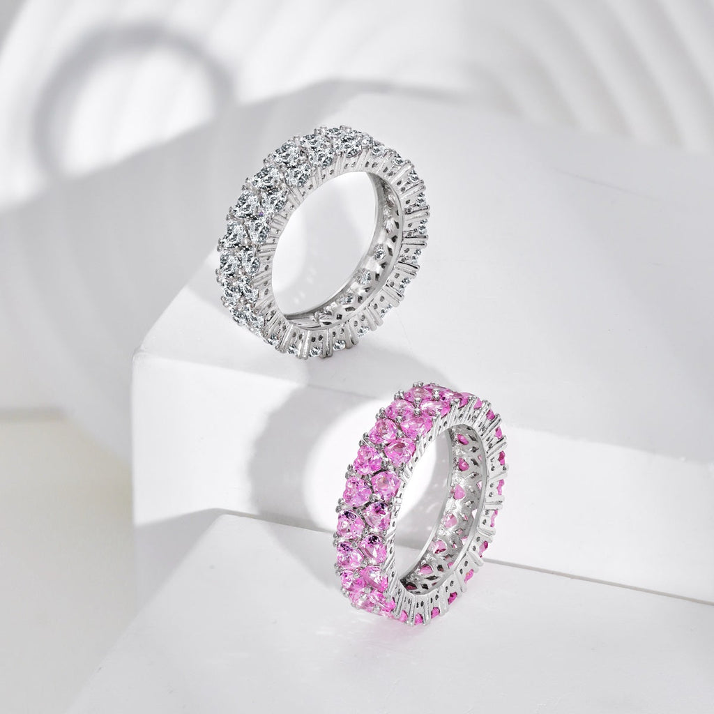 [Clover Jewelry]煌めくフルハートリング