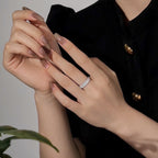 [Clover Jewelry]ラウンドカット テニスリング