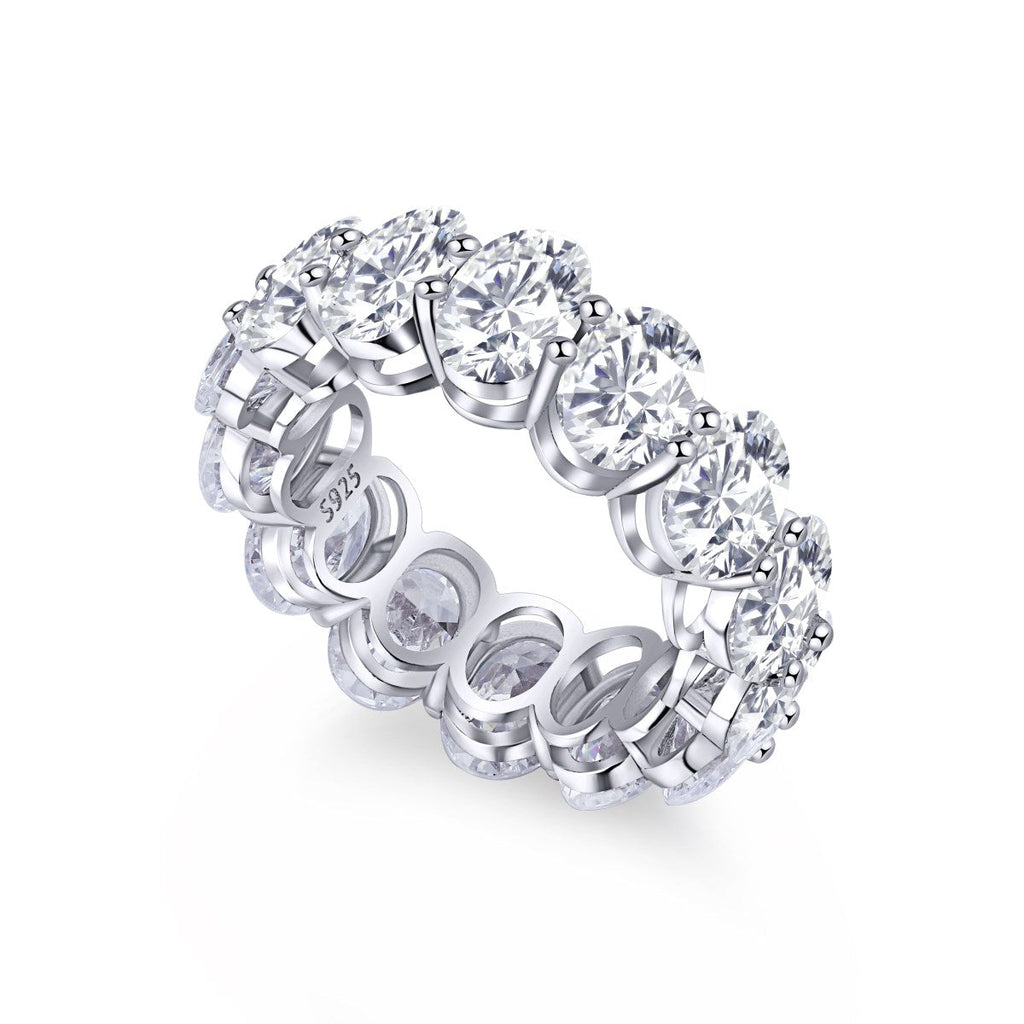 [Clover Jewelry]クッションカットテニスリング
