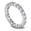 [Clover Jewelry]ラウンドカットテニスリング