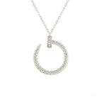 [Clover Jewelry]ジュスト ネックレス シルバー ダイヤモンド