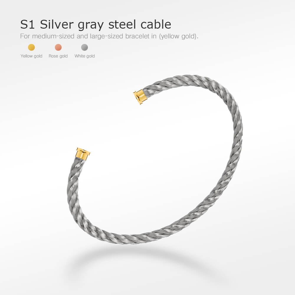 [Clover Jewelry]ARMBANDKABEL DER FORCE SERIE 50 AUSWAHLMÖGLICHKEITEN (DIY AUSWAHL)