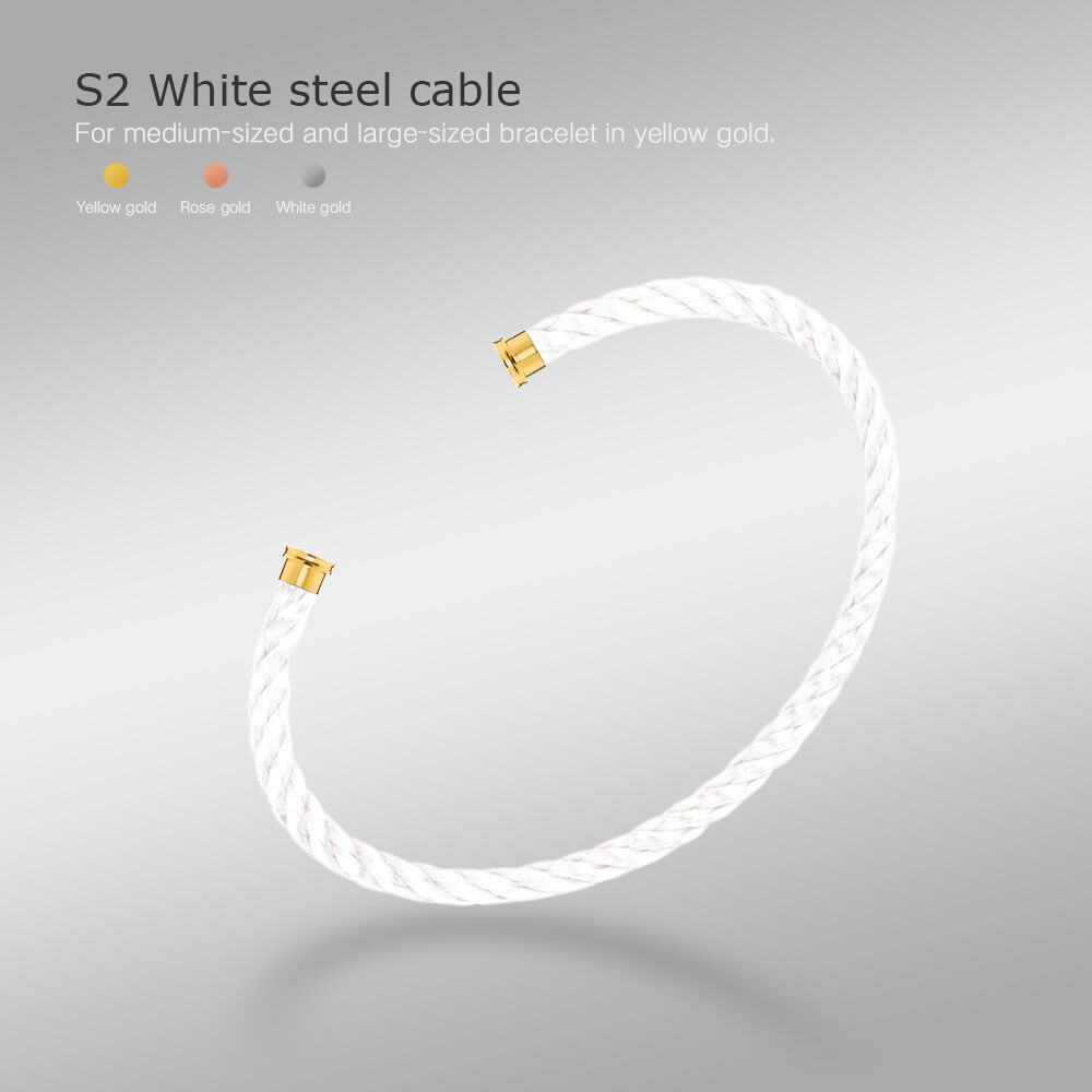 [Clover Jewelry]FORCE SERIES BRACELET CABLES 50 CHOICES (DIY SELECTION)