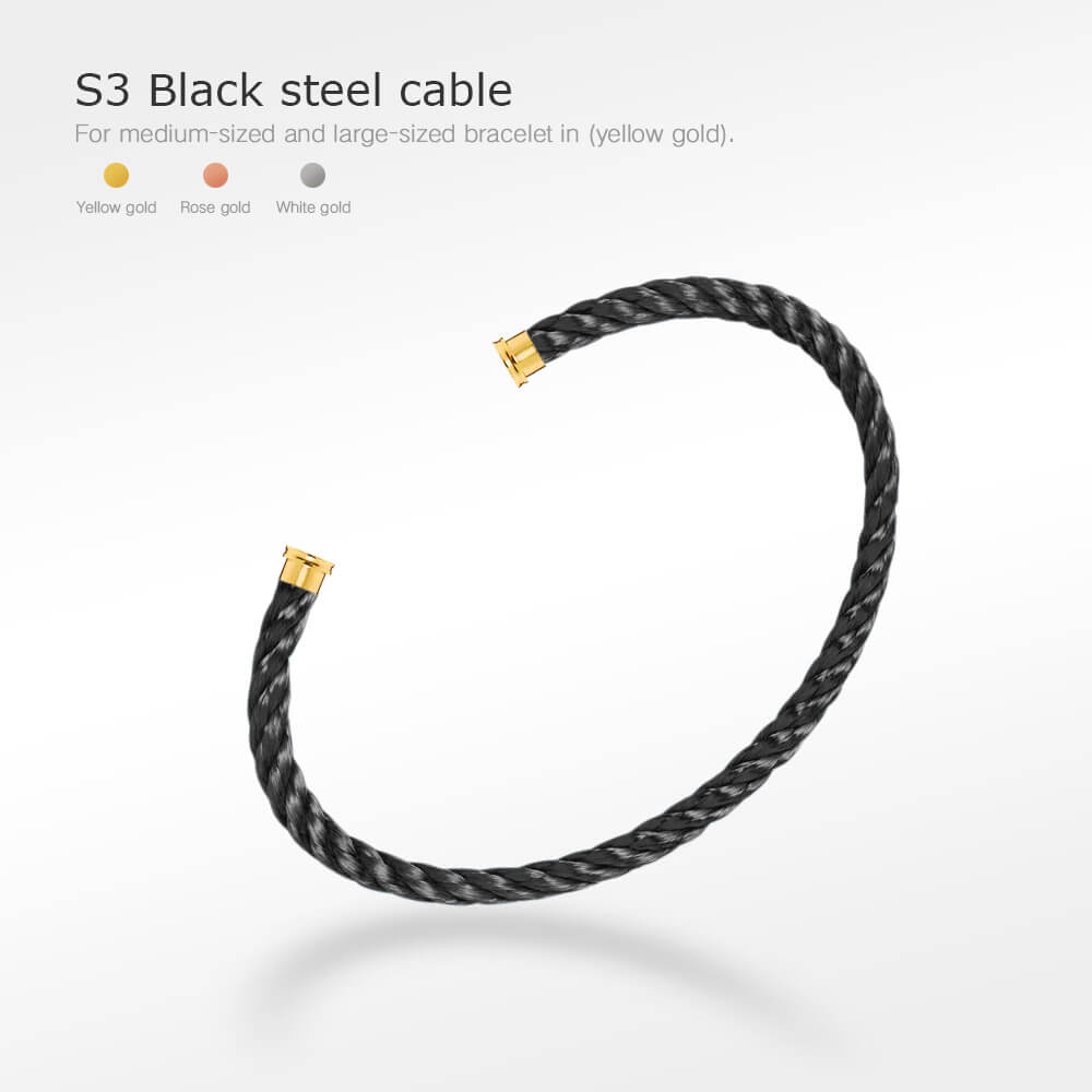 [Clover Jewelry]ARMBANDKABEL DER FORCE SERIE 50 AUSWAHLMÖGLICHKEITEN (DIY AUSWAHL)