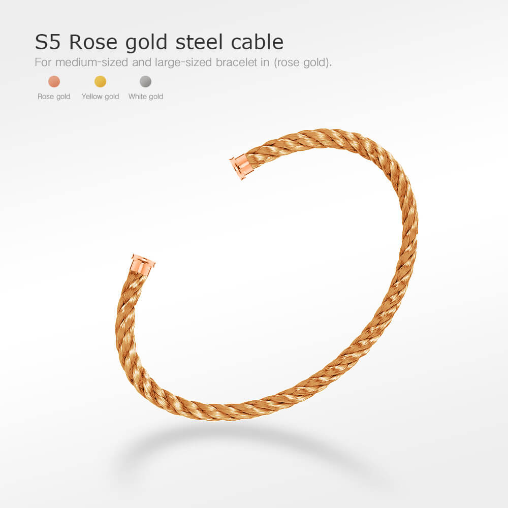 [Clover Jewelry]ARMBANDKABEL DER FORCE SERIE 50 AUSWAHLMÖGLICHKEITEN (DIY AUSWAHL)