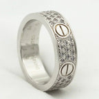 [Clover Jewelry]LIEBESRING 5.5MM DIAMANTEN BESETZT