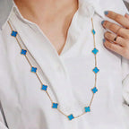 [Clover Jewelry]CLOVER 20 MOTIFS TURQUOISE GOLD