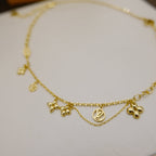 [Clover Schmuck]BLOOMING SUPPLE HALSKETTE MESSING