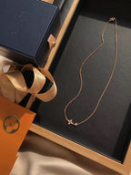 [Clover Jewelry]BLOSSOM PENDANT PINK GOLD AND DIAMOND