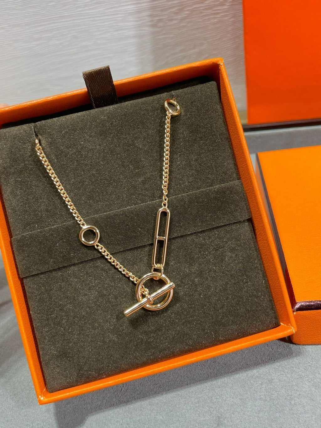 [Clover Jewelry]HM STERLING ANKERKETTE HERZ