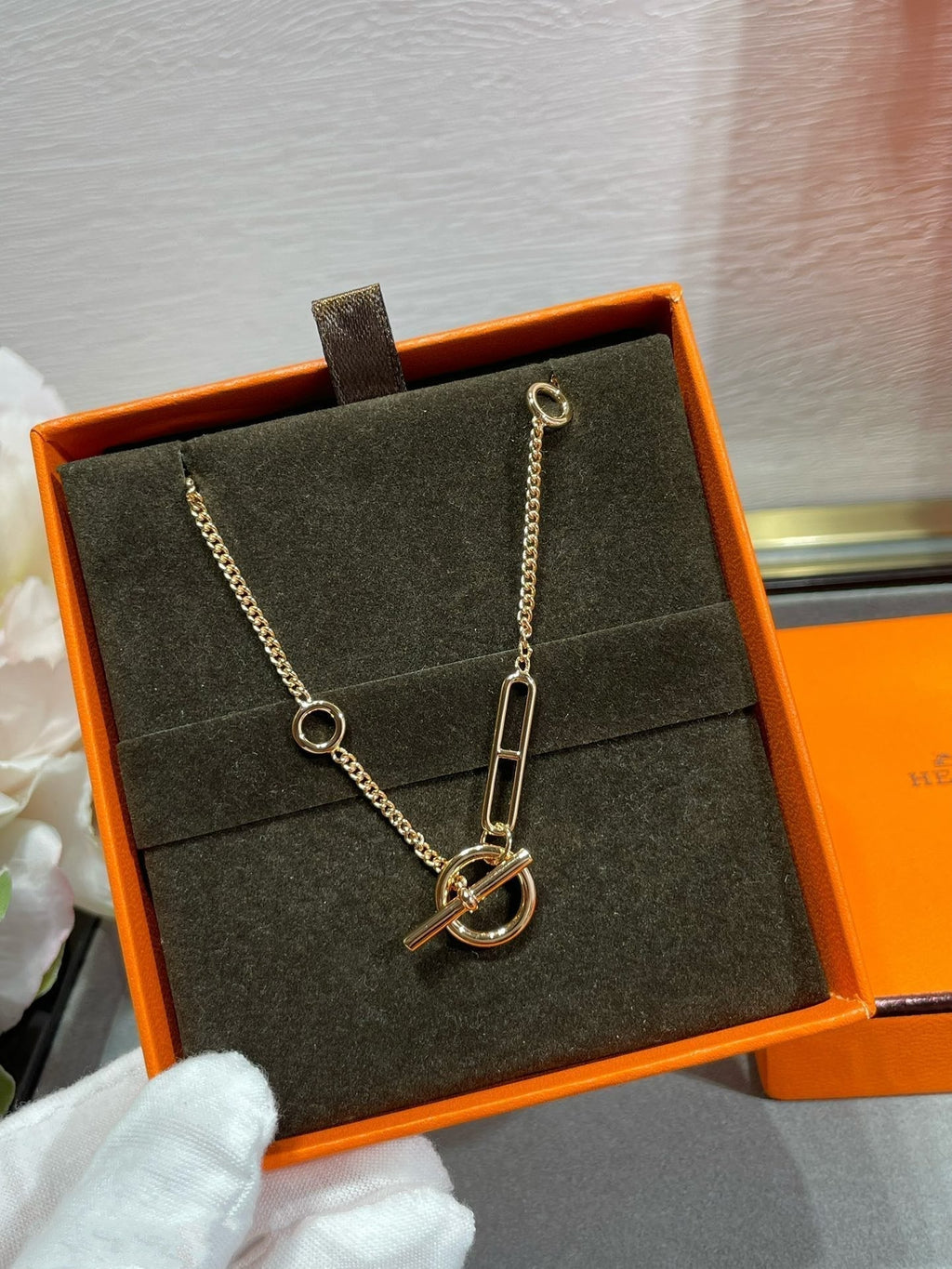 [Clover Jewelry]HM STERLING ANKERKETTE HERZ