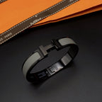 [Clover Jewelry]CLIC HM SO BLACK GREY BRACELET