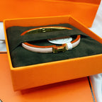 [Clover Jewelry]CLASSIC HM CLIC  PINK 8MM ENAMEL BRACELET