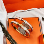 [Clover Jewelry]CLASSIC HM CLIC  PINK 8MM ENAMEL BRACELET